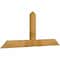 Ekena Millwork Portland Rough Sawn Timber Gable Bracket, Western Red Cedar, 72"W x 30"H x 2"D x 6"F, 10/12 Pitch GBW072X30X0206POR00RWR - alternate 5